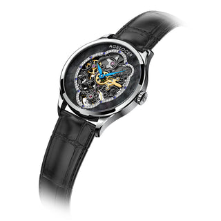 AGELOCER Original Schwarzwald Series Women Infatuated Mirror Skeleton Automatic Mechanical Watches