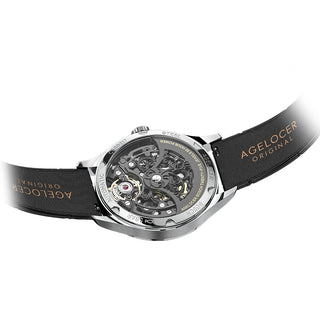 AGELOCER Original Schwarzwald Series Women Infatuated Mirror Skeleton Automatic Mechanical Watches