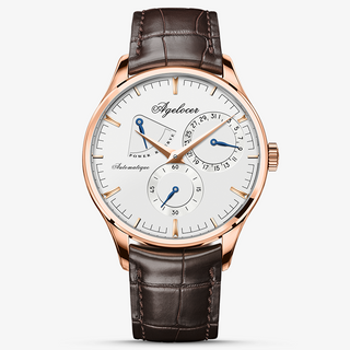 AGELOCER Original Budapest Series Automatic Mechanical Men Watches Kinetic Energy Display