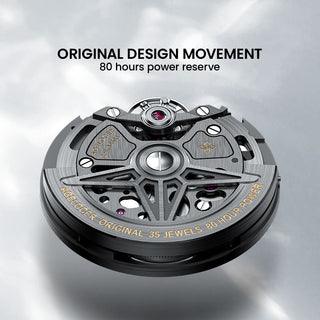 AGELOCER Original Volcano Series Automatic Mechanical Watch Crystal Case