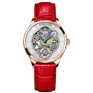 AGELOCER Original Schwarzwald Series Infatuated Mirror Skeleton Automatic Women Mechanical Watches