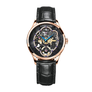 AGELOCER Original Schwarzwald Series Infatuated Mirror Skeleton Automatic Women Mechanical Watches