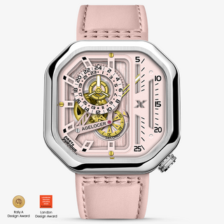 AGELOCER Original Racing Series Skeleton Mechanical Women Watch