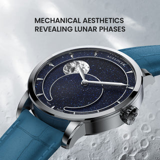AGELOCER Original Astronomer Aventurine 29.51-day Moon Phase Watch