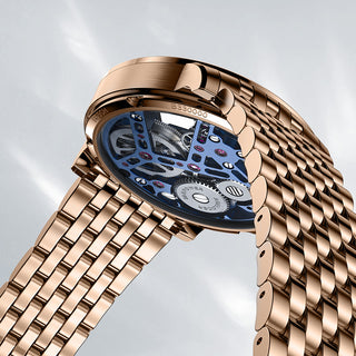 AGELOCER Original Free-sprung  Flying Tourbillon Mechanical Watch Steel