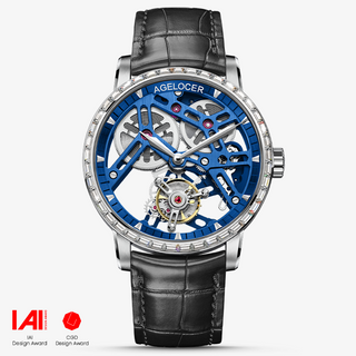 Agelocer gold tourbillon mechanical watch men