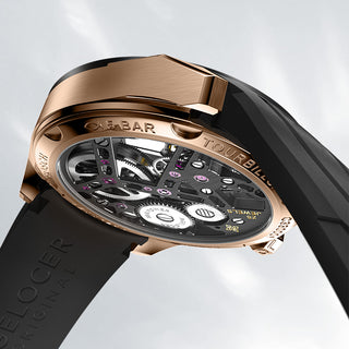 AGELOCER Original Tourbillon Skeleton Hand-wound Mechanical Watch Men- Ceramic Bezel Edition